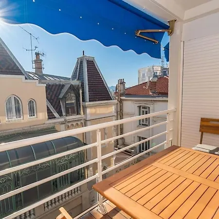 2 Bedroom Croisette Balcony & Sea View Olam 아파트 칸느