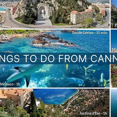 2 Bedroom Croisette Balcony & Sea View Olam * 칸느