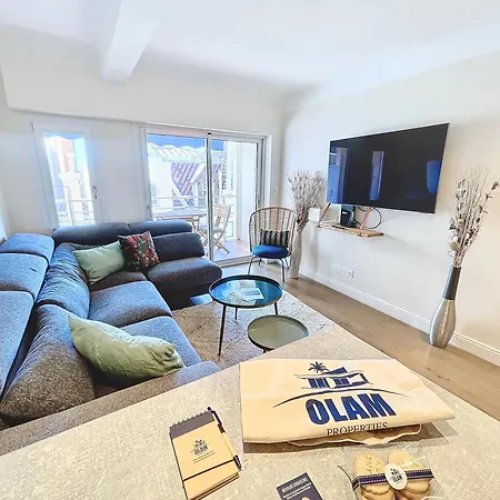 아파트 2 Bedroom Croisette Balcony & Sea View Olam *